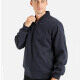 Men's Casual Long Sleeve Plain Zipper Bomber Jacket Black Clothing Wholesale Market -LIUHUA