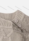 Wholesale Girls Cap Sleeve Mock Neck Cable Knit Pullover Sweater - Liuhuamall