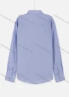 Wholesale Men's Basic Long Sleeve Button Down Curved Hem Plain Shirts - Liuhuamall