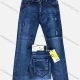 Wholesale Boys Distressed Button Pockets Labelled Frayed Embroidered Letter Plain Casual Jean 2# Clothing Wholesale Market Liuhua