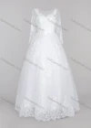 Wholesale Women's Glamorous Sweetheart Embroidery Pearl Decor Corset Bodice Classic Tulle Wedding Gown - Liuhuamall
