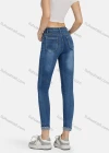 Wholesale Women's Casual Slant Pockets Wash Frayed Raw Hem Slim Fit Cropped Jeans 1688-2# - Liuhuamall