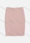 Wholesale Women's Slant Pocket Zipper Back Slit Plain Short Skirts 2050-6789# - Liuhuamall