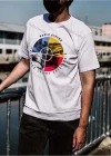 Wholesale Men's Round Neck Short Sleeve Letter Graphic T-Shirt 1808C4994# - Liuhuamall
