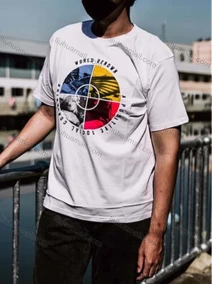 Wholesale Men's Round Neck Short Sleeve Letter Graphic T-Shirt 1808C4994#, LIUHUA CLOTHING WHOLESALE