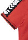 Wholesale Boys Casual Letter Chevron Print Striped Trim Short Sleeve Polo Shirt - Liuhuamall