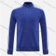 Wholesale Boy's Athletic Striped Stand Collar Zip Long Sleeve Sweatshirt Blue Clothing Wholesale Market Liuhua