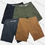 Wholesale Men's Casual Plain Flap Pockets Cargo Shorts D-757# preview