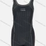 Wholesale Women's Athletic Contrast Color One Piece Boyleg Training Swimsuit preview