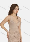 Wholesale Women's Sexy Deep V Neck Sleeveless High Waist Mesh Tank Dress WA0047# - Liuhuamall
