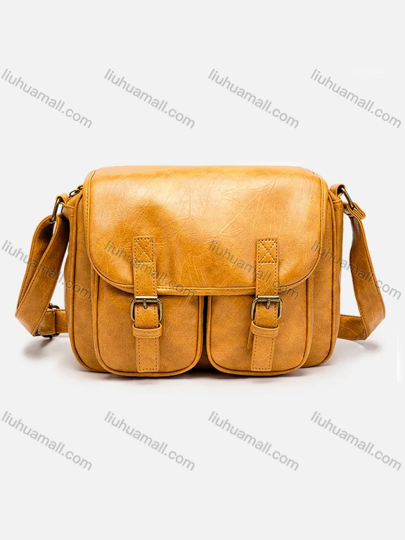 Men's Fashion PU Leather Adjustable Belt Shoulder Bags 4057#