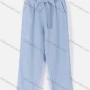 Wholesale Women's Casual Loose Soild Color Straight Leg Pants With Tie Belt 3717# preview