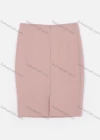 Wholesale Women's Slant Pocket Zipper Back Slit Plain Short Skirts 2050-6789# - Liuhuamall