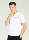 Wholesale Men's Short Sleeve Round Neck Patch Pocket Plain T-Shirt - Liuhuamall