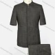 Wholesale Men's Plaid Print Button Front Stand Collar Patch Pocket Short Sleeve Chinese Tunic Suit & Pants 2-Piece Sets BV220306# 22# Clothing Wholesale Market Liuhua