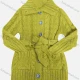 Wholesale Girl's Casual Lapel Long Sleeve Button Down Lace Up Cardigan F619# Clothing Wholesale Market Liuhua