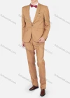 Wholesale Men's Fashion Plain Shawl Collar One Button Pockets Blazer & Trousers 2 Piece Sets - Liuhuamall