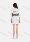 Wholesale Women's Hip Hop Crew Neck Short Sleeve Loose Fit Graphic Letter T-shirt - Liuhuamall