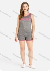 Wholesale Women's Summer Tank Top&Track Shorts Letter Print Set - Liuhuamall