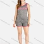 Wholesale Women's Summer Tank Top&Track Shorts Letter Print Set preview