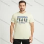 Wholesale Men's CreamBalenciaga T-Shirt Wholesale - LA Graphic Print, Soft Cotton, Crew Neck, Bulk Order Discounts preview
