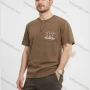 Wholesale Men's Brown Henley T-Shirt Wholesale - 3-Button Placket, Chest Pocket, Soft Cotton, Casual Style, Bulk Orders preview