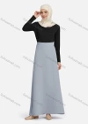Wholesale Women's Casual Plain Elastic High Waist Maxi Skirts 1363# - Liuhuamall