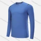 Wholesale Men's Athletic Workout Plain Breathable Long Sleeve Round Neck Tee CXM21704# Azure Clothing Wholesale Market Liuhua