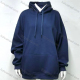 Wholesale Women's Casual Drawstring Plain Drop Shoulder Long Sleeve Hoodie With Kangaroo Pocket 00801# Navy Wholesale Clothing Market & Suppliers -LIUHUAMALL