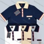 Wholesale Men's Casual Lycra Cotton Plain Patch Pocket Short Sleeve Polo Shirt preview