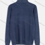 Wholesale Men's Turtleneck Long Sleeve Plain Knitting Pullover Sweater preview