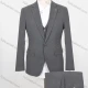 Wholesale Men's Business Plain One Button Flap Pockets Blazer & Vest & Suit Pants 3-Piece Suit Sets SD220333S# Gray Guangzhou Clothing Wholesale Market & Suppliers -LIUHUAMALL