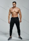 Wholesale Men's Letter Graphic Athletic Workout Elastic Waist Drawstring Ankle Length Gym Running Pants Y7131# - Liuhuamall