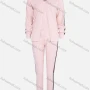 Wholesale Women's Side Mesh See Through Long Sleeve Jacket 3 Piece Set 211201# preview