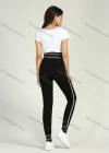 Wholesale Women's High Waist Striped Stretch Skinny Pants - Liuhuamall