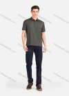 Wholesale Men's Casual Collared Short Sleeve Breathable Plain Polo Shirt 3226# - Liuhuamall