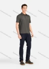 Wholesale Men's Casual Collared Short Sleeve Breathable Plain Polo Shirt 3226# - Liuhuamall