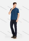 Wholesale Men's Casual Plain Collared Short Sleeve Breathable Polo Shirt 3226# - Liuhuamall