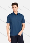 Wholesale Men's Casual Plain Collared Short Sleeve Breathable Polo Shirt 3226# - Liuhuamall