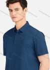 Wholesale Men's Casual Plain Collared Short Sleeve Breathable Polo Shirt 3226# - Liuhuamall