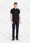 Wholesale Men's Casual Plain Collared Breathable Short Sleeve Polo Shirt 3226# - Liuhuamall