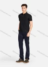 Wholesale Men's Casual Plain Collared Breathable Short Sleeve Polo Shirt 3226# - Liuhuamall