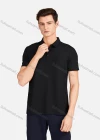 Wholesale Men's Casual Plain Collared Breathable Short Sleeve Polo Shirt 3226# - Liuhuamall