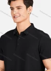 Wholesale Men's Casual Plain Collared Breathable Short Sleeve Polo Shirt 3226# - Liuhuamall