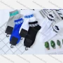 Wholesale Boys Comfy Geometric Print Cushioned Crew Ankle Socks(10 Piece of Pack) preview