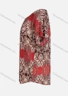 Wholesale Women's Vintage V Neck Short Sleeve Folk Art Floral Top 1803# - Liuhuamall