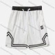 Wholesale Men's Casual Plain Contrast Patch Pocket Striped Trim Drawstring Elastic Waist Shorts 71004# White Clothing Wholesale Market Liuhua