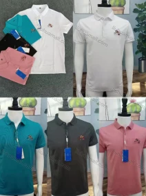 Wholesale Men's Casual Plain Label Short Sleeve Polo Shirt, LIUHUA CLOTHING WHOLESALE