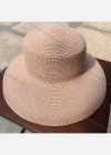 Wholesale Women's Plain Wide Brim Panama Straw Hat - Liuhuamall