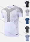 Wholesale Men's Quick Dry Comfy Breathable Training Short Sleeve Round Neck Workout T-Shirt 9802# - Liuhuamall